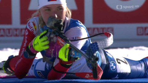 Mistrovství světa v biatlonu 2023 Německo - Sestřih z individuálního závodu žen na 15 km