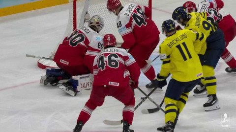 MS v ledním hokeji mužů 2025 Švédsko, Dánsko - Švédsko - Dánsko