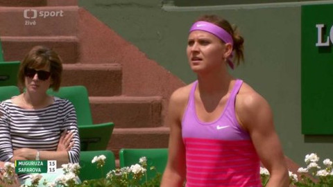 French Open 2015 - Garbine Muguruzaová - Lucie Šafářová