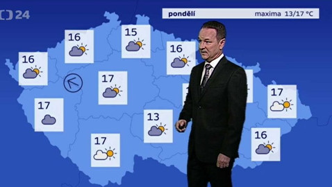 Předpověď počasí - 30. dubna 2017 17:55