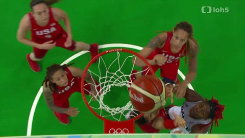 XXXI. letní olympijské hry 2016 Rio de Janeiro - Basketbal: Francie - USA (ženy)
