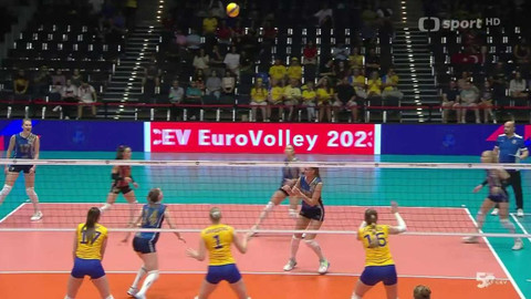 ME ve volejbalu žen 2023 - Švédsko - Ázerbájdžán