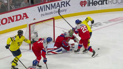 MS v ledním hokeji U20 2026 USA - Švédsko - Česko