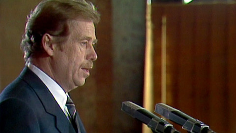 Archiv ČT24 - Volba prezidenta 29. 12. 1989