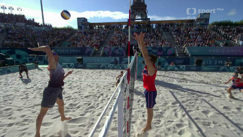 XXXIII. letní olympijské hry 2024 Paříž - Plážový volejbal: Ehlers/Wickler - Mol/Sorum