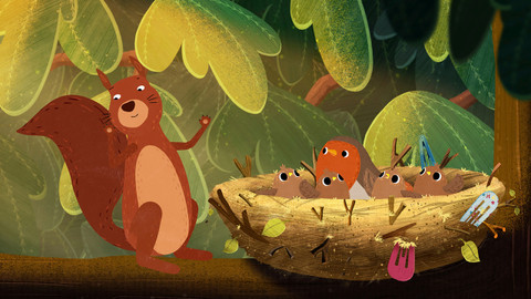 Ježeček Štístko - 9/26 Šťastná ptáčátka