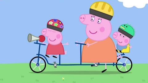 Prasátko Peppa - Jízda na kole