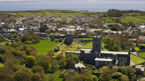 Velká Británie z výšky - 3/4 Wales