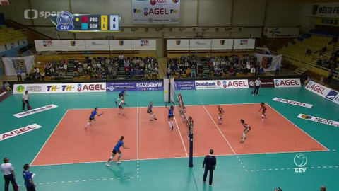 Liga mistrů ve volejbalu - VK AGEL Prostějov - Tauron MKS Dabrowa Górnicza