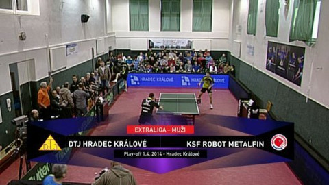 Stolní tenis - DTJ Hradec Králové - Metalfin Hustopeče