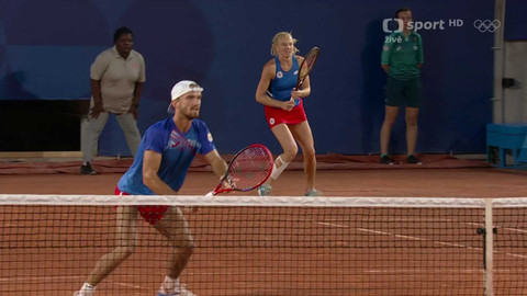 XXXIII. letní olympijské hry 2024 Paříž - Tenis: Siniaková/Macháč - Dabrowská/Auger-Aliassime
