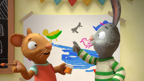 Pip a Posy - Kachní obrázek