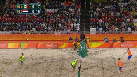 XXXI. letní olympijské hry 2016 Rio de Janeiro - Plážový volejbal: Mexiko - Nizozemsko (muži)