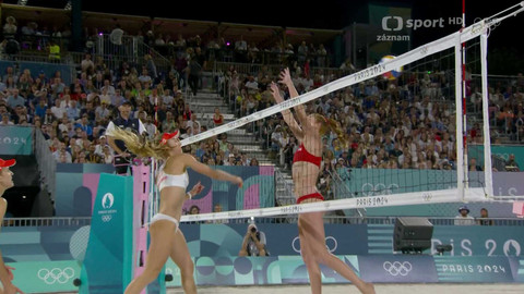XXXIII. letní olympijské hry 2024 Paříž - Plážový volejbal: Brazílie - USA