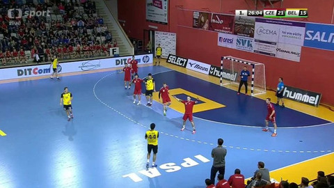 Házená - Česko - Belgie