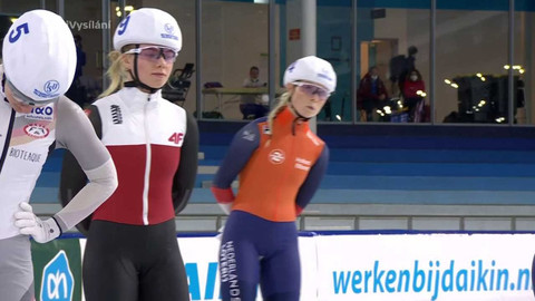 ME v rychlobruslení 2022 Nizozemsko - Závod mužů na 500 m a hromadný start žen a mužů