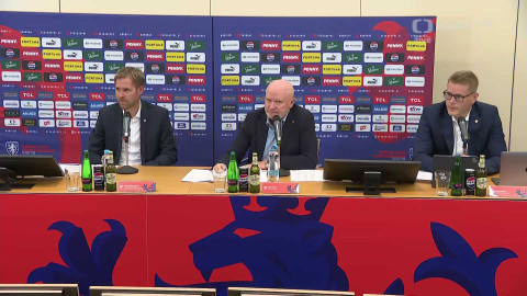 Liga národů UEFA - Tisková konference české fotbalové reprezentace