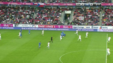 Fotbal - Česko - Itálie