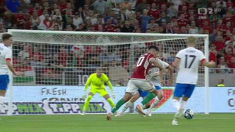 Fotbal - Maďarsko - Česko