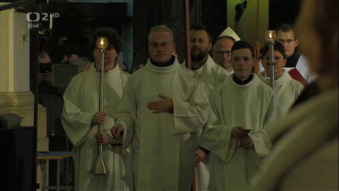 Bohoslužby v České televizi - Půlnoční mše