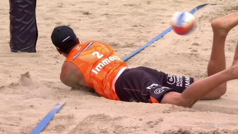 ME v plážovém volejbalu 2024 Nizozemsko - Van de Velde/Immers (NED) - Cottafava/Nicolai (ITA)