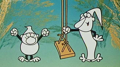 Pohádky z mechu a kapradí - Jak si udělali houpačku