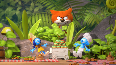 Šmoulové 3D - 31/52 Šmoulastická kočičí bašta