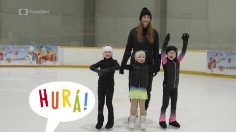 Hop na led - 2/5 První kroky po ledě