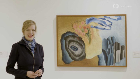 Křížem krážem Národní galerií Praha - Toyen, Léto, Úděs