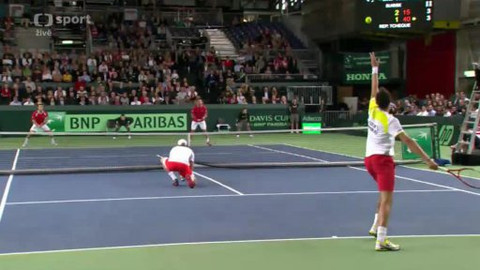 Davis Cup - Švýcarsko - Česko