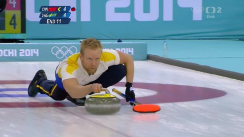 XXII. zimní olympijské hry 2014 Soči - Curling: Čína - Švédsko (muži)