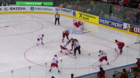 MS v ledním hokeji 2014 Bělorusko - Švýcarsko - Bělorusko