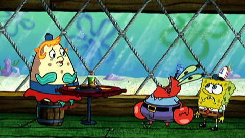 SpongeBob v kalhotách - Noční směna / Zamilovaný Krabs