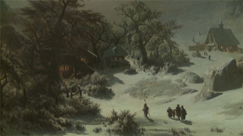 Národní galerie v Praze nikdy nezavírá - Zimní noc