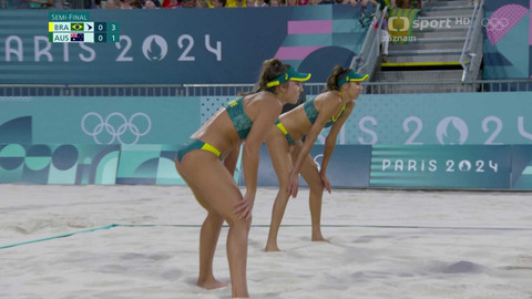 XXXIII. letní olympijské hry 2024 Paříž - Plážový volejbal: Brazílie - Austrálie