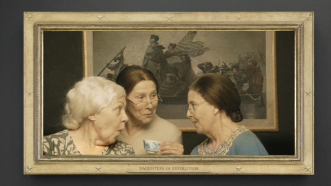 Úsměvná galerie - 2/3 Grant Wood - Dcery revoluce