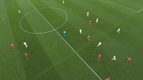 UEFA EURO 2024 Německo - Pohled shora: Srbsko - Anglie