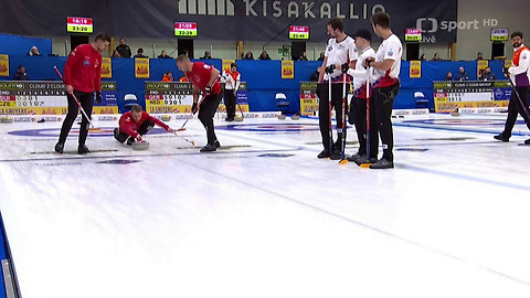 ME v curlingu mužů 2024 Finsko - Švýcarsko - Česko