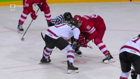 MS v ledním hokeji 2021 Lotyšsko - Rusko - Kanada