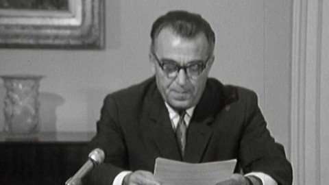 Příloha Televizních novin - Slovo k mládeži - Vystoupení Kadlece