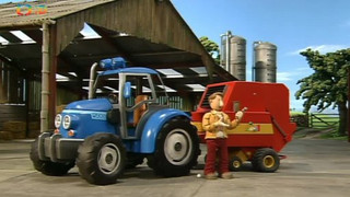 Červený traktůrek