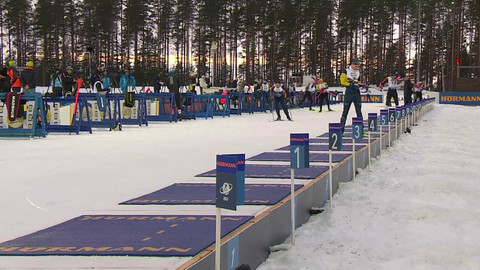 Světový pohár v biatlonu - SP Finsko - nástřel
