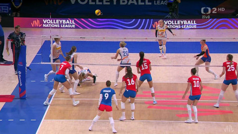 Volejbalová Liga národů - Česko - Nizozemsko