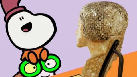 Minuta v muzeu - Hlava princezny Achenates