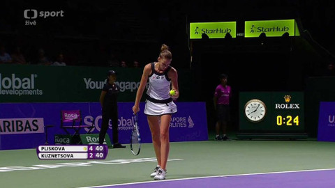 BNP Paribas WTA Finals Singapore 2016 - Karolína Plíšková - Světlana Kuzněcovová