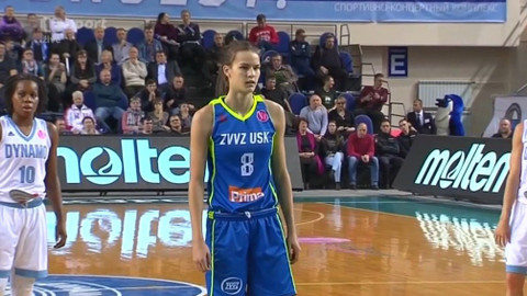 Evropská liga v basketbalu - Dynamo Kursk - ZVVZ USK Praha