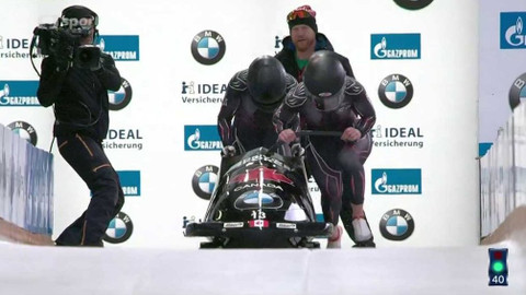 MS v bobech a skeletonu 2020 Německo - 3. jízdy dvojbobu žen