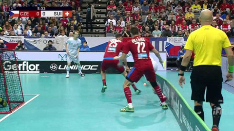 MS ve florbalu 2018 Česko - Česko - Švýcarsko