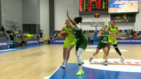 Evropská liga v basketbalu - ZVVZ USK Praha - Uni Györ