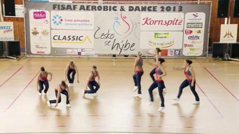 Aerobik - FISAF Aerobic and Dance 2013 Louny